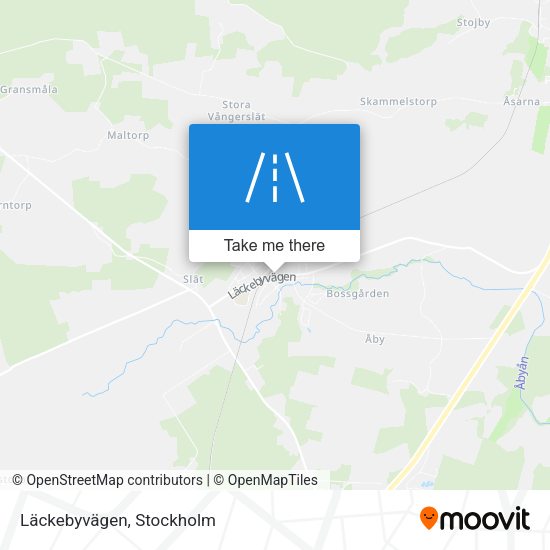 Läckebyvägen map