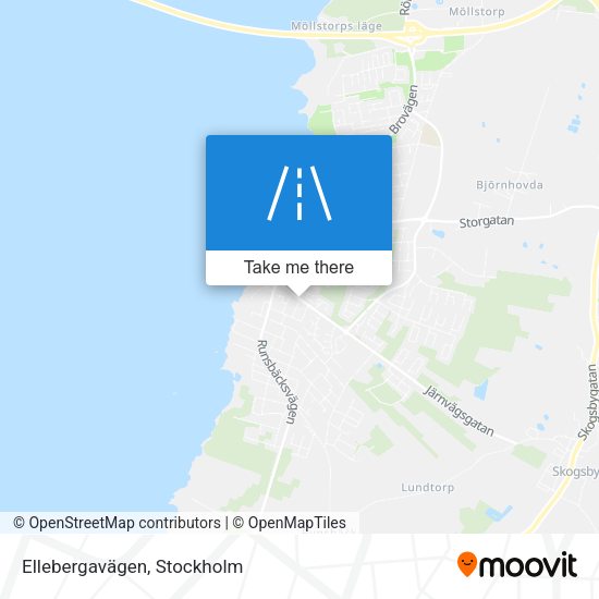 Ellebergavägen map