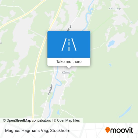 Magnus Hagmans Väg map
