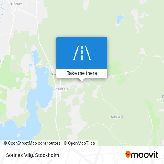Sörines Väg map