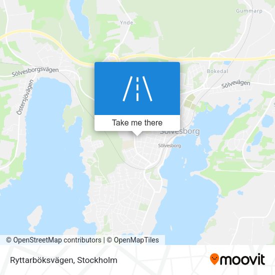 Ryttarböksvägen map