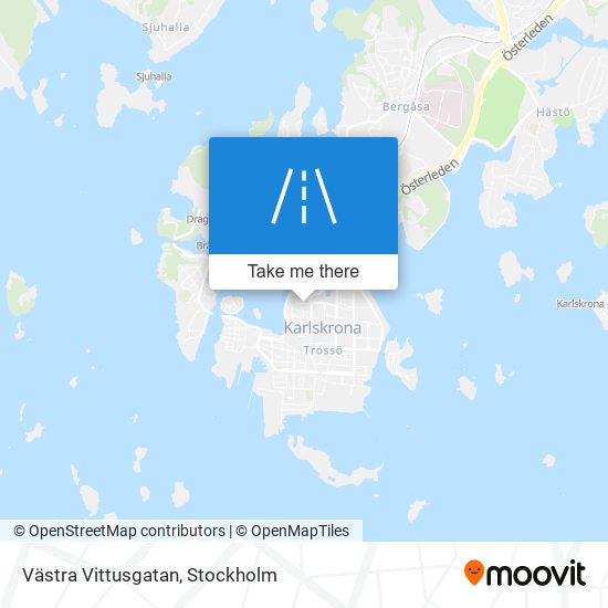 Västra Vittusgatan map