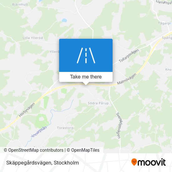 Skäppegårdsvägen map