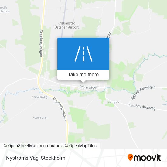 Nyströms Väg map