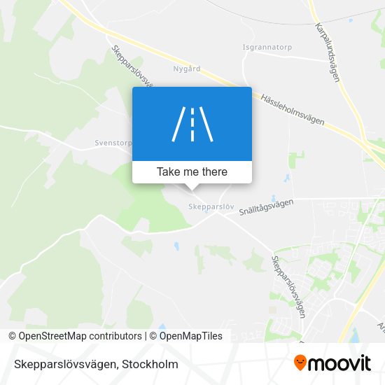 Skepparslövsvägen map