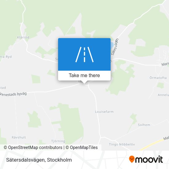 Sätersdalsvägen map