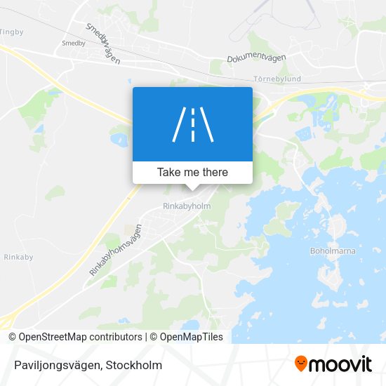 Paviljongsvägen map