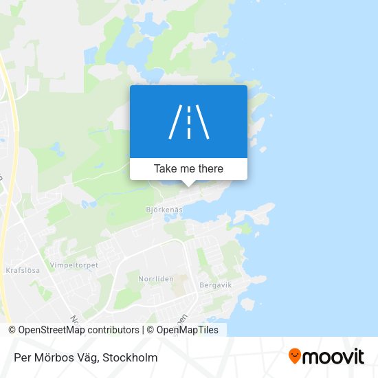 Per Mörbos Väg map