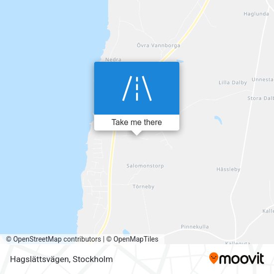 Hagslättsvägen map