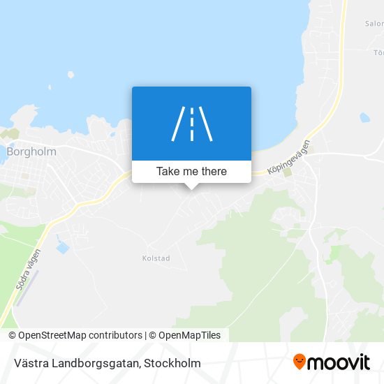 Västra Landborgsgatan map