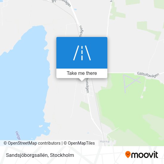 Sandsjöborgsallén map