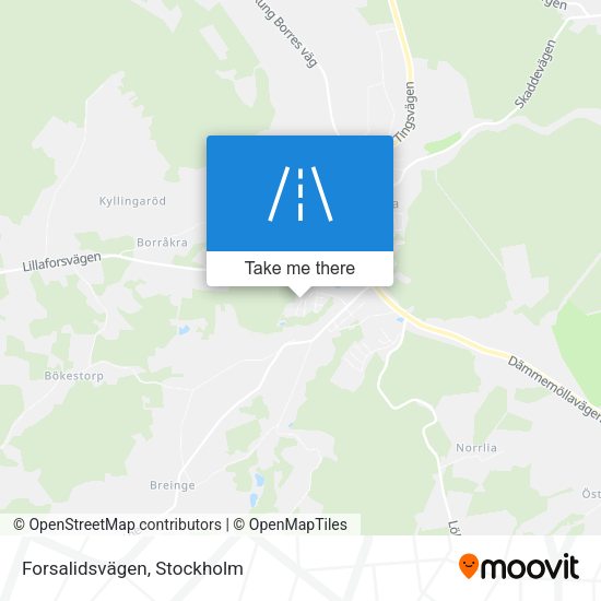 Forsalidsvägen map