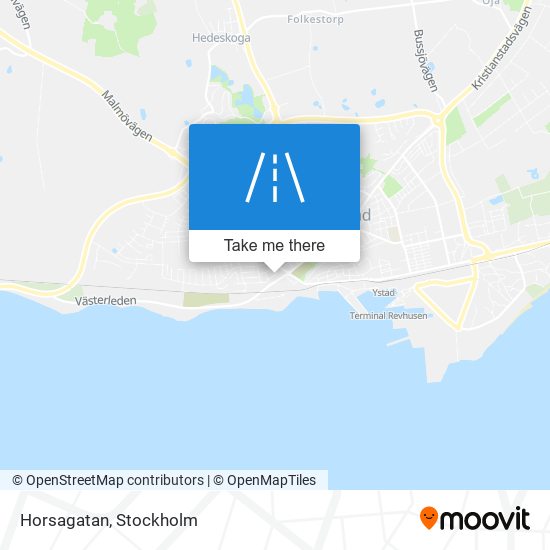 Horsagatan map