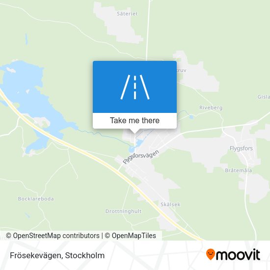 Frösekevägen map