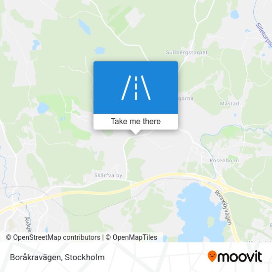 Boråkravägen map