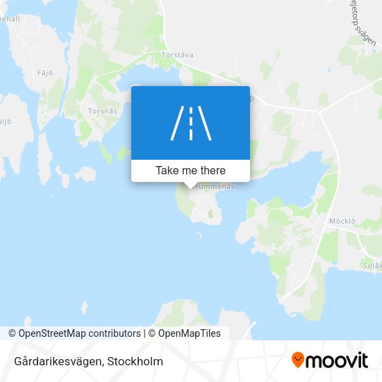 Gårdarikesvägen map