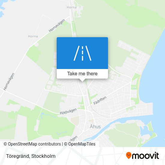 Töregränd map