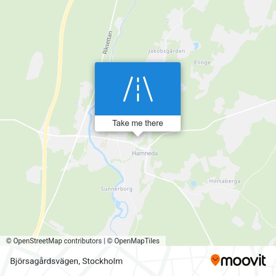 Björsagårdsvägen map
