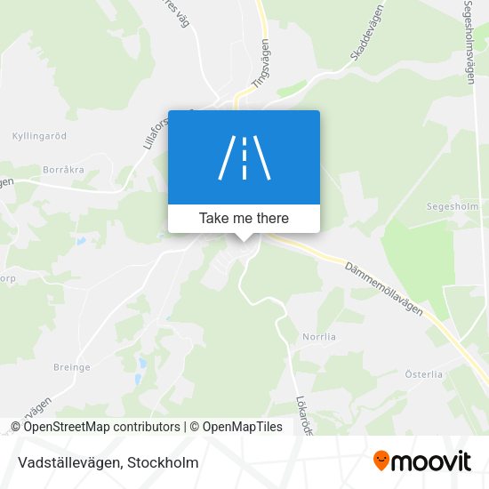 Vadställevägen map