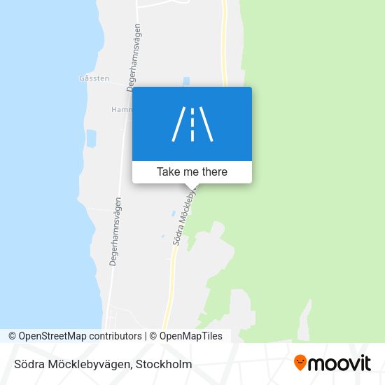 Södra Möcklebyvägen map