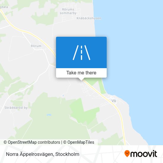 Norra Äppelrosvägen map