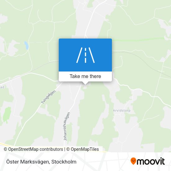 Öster Marksvägen map
