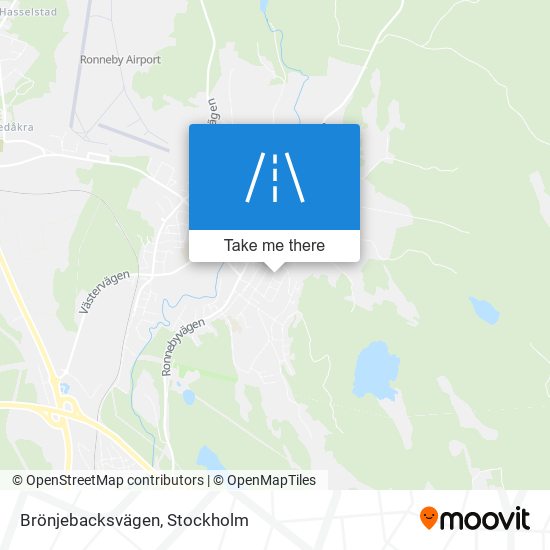 Brönjebacksvägen map