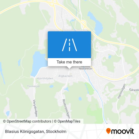 Blasius Königsgatan map