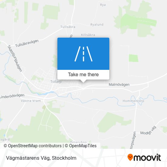 Vägmästarens Väg map