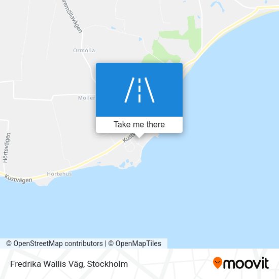Fredrika Wallis Väg map