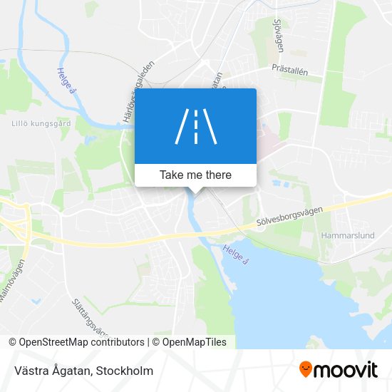 Västra Ågatan map