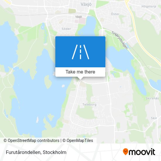 Furutårondellen map