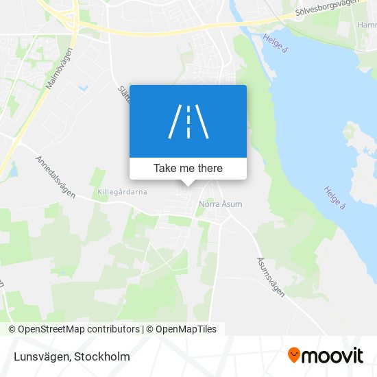 Lunsvägen map