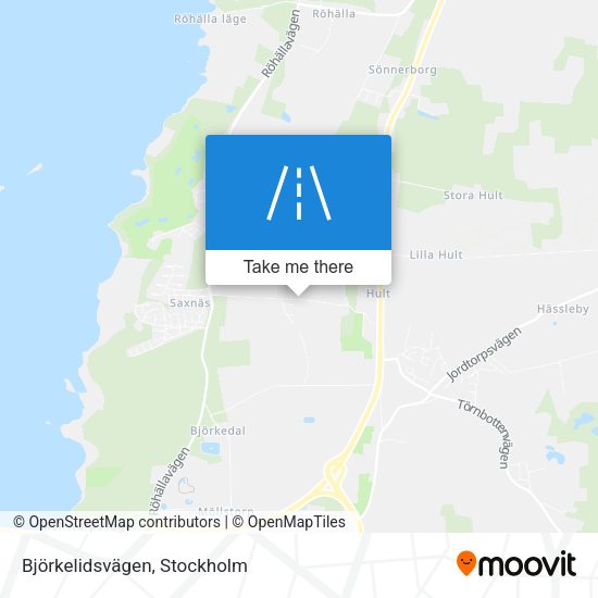 Björkelidsvägen map