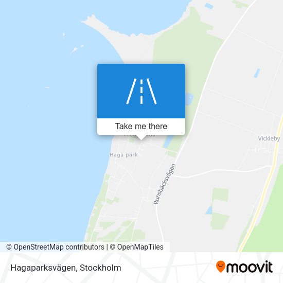 Hagaparksvägen map