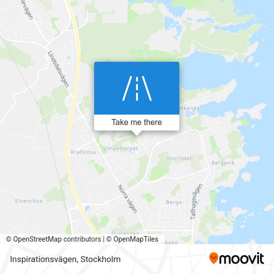 Inspirationsvägen map