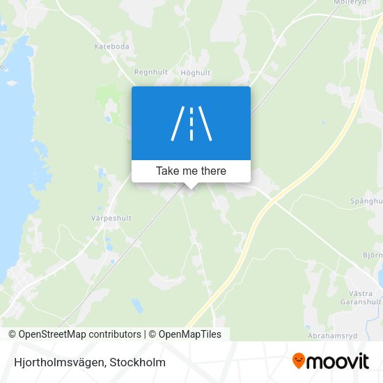Hjortholmsvägen map
