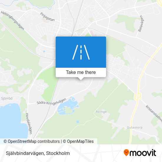 Självbindarvägen map