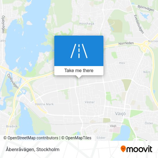 Åbenråvägen map