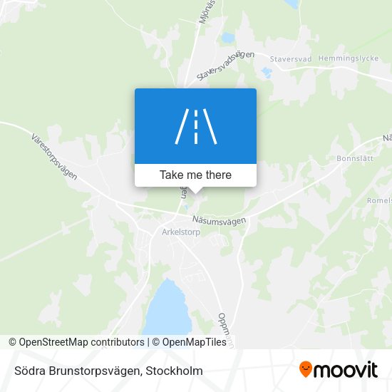 Södra Brunstorpsvägen map