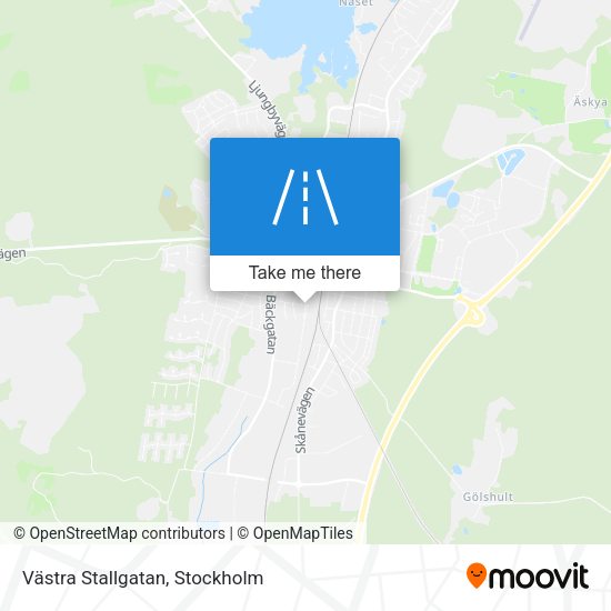 Västra Stallgatan map