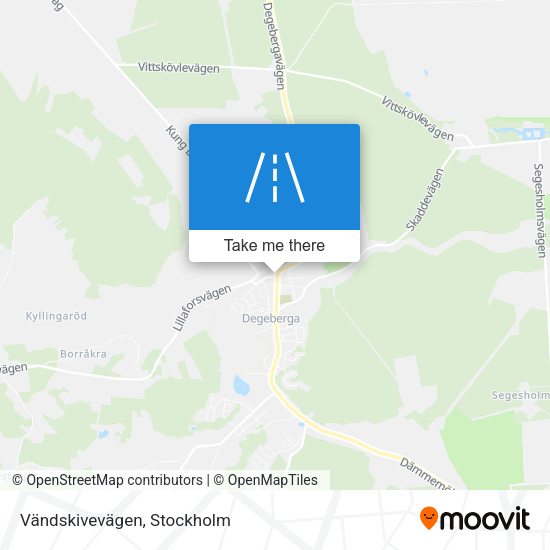 Vändskivevägen map