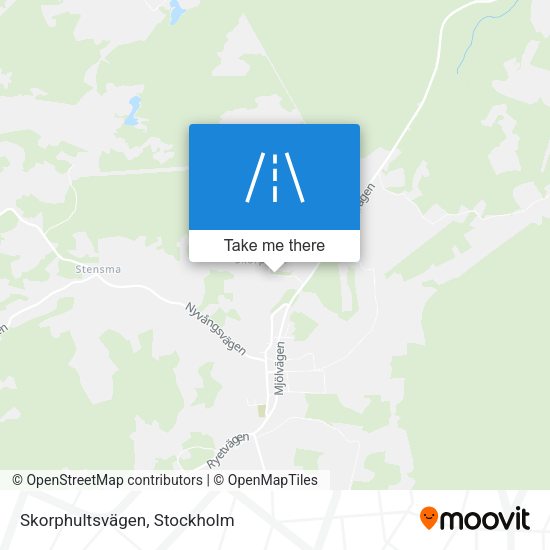 Skorphultsvägen map