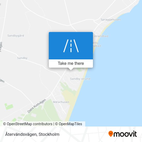 Återvändsvägen map