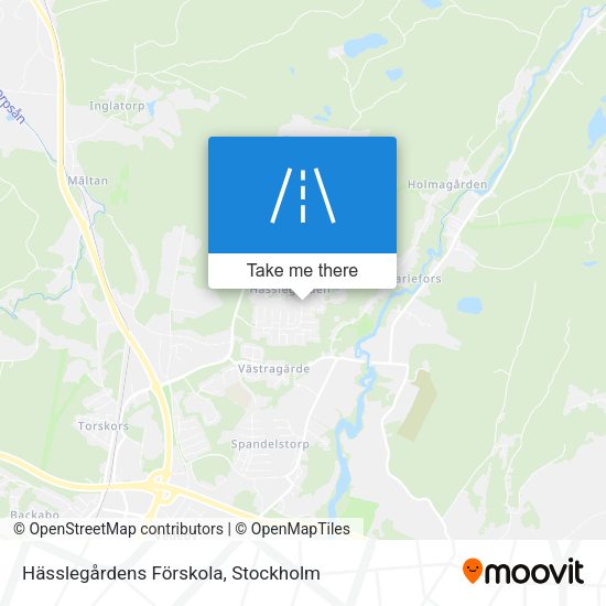 Hässlegårdens Förskola map