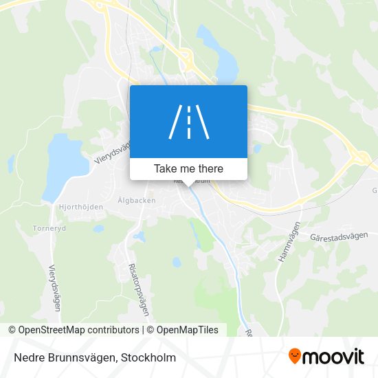 Nedre Brunnsvägen map