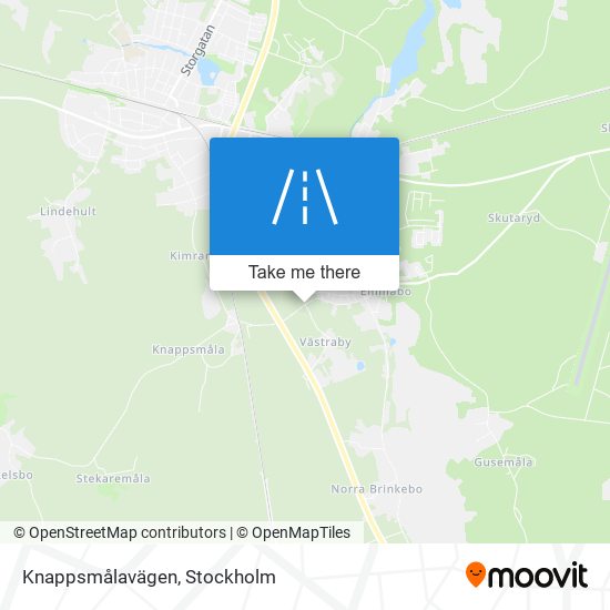 Knappsmålavägen map