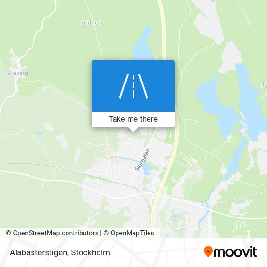 Alabasterstigen map
