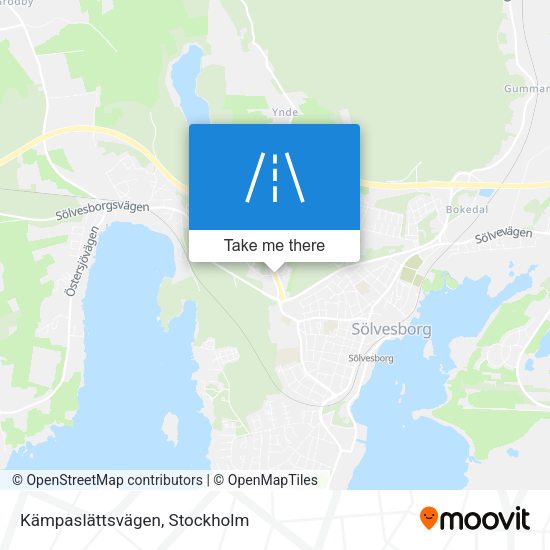 Kämpaslättsvägen map