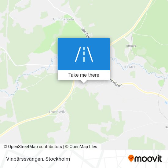 Vinbärssvängen map
